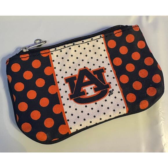 Auburn Tigers Collegiate 4 Piece Bundle Scarf Coin Id Purse Bracelet War Eagle - Picture 4 of 8